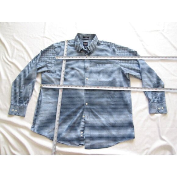 Men's Dockers Buttery Street Gingham Button Up Long Sleeve Shirt Sz XL (MT301) - Picture 4 of 7
